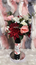 Load image into Gallery viewer, Flower arrangement wine gift