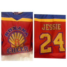Load image into Gallery viewer, Bling cheerleading Jersey