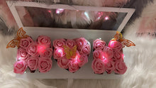 Load image into Gallery viewer, I love u & mom flower gift box