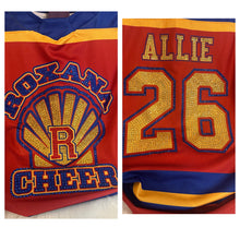 Load image into Gallery viewer, Bling cheerleading Jersey