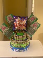 Load image into Gallery viewer, Fathers Day lottery ticket money cake