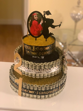 Load image into Gallery viewer, Picture grad money cake