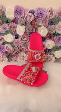 Load image into Gallery viewer, Bling croc slides/ Croc sandals